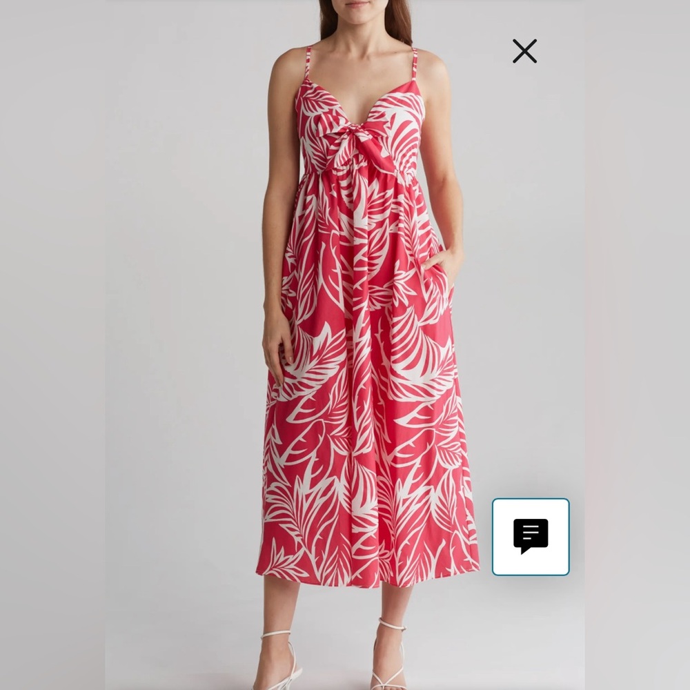 Stitchdrop Sunny Daze tropical print dress